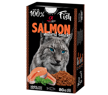Natural Snacks for Cats Salmon 80 g